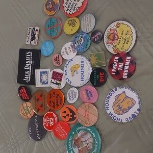 Vintage Button/pin lot